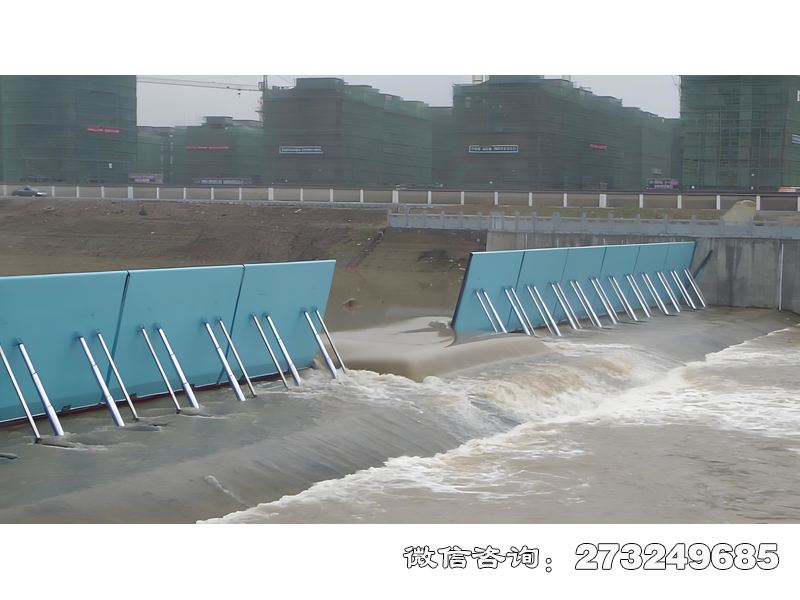 城市河道生態岸線壩